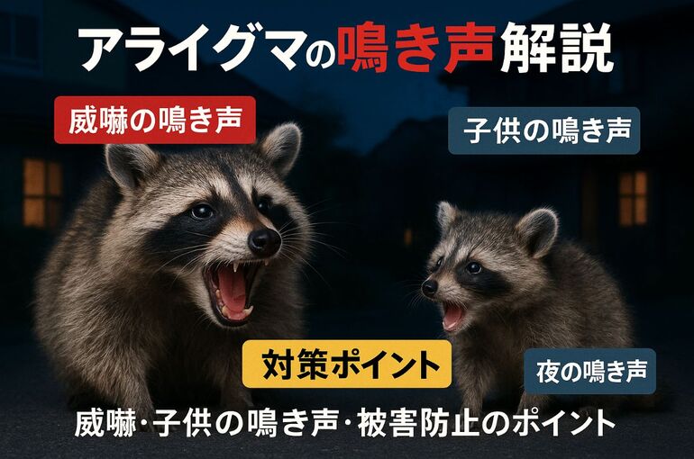 06アライグマ 鳴き声