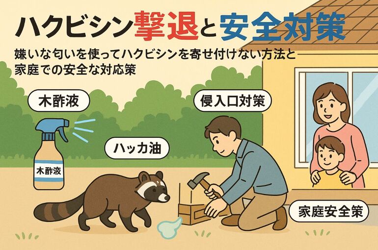 30ハクビシン 嫌いな匂い