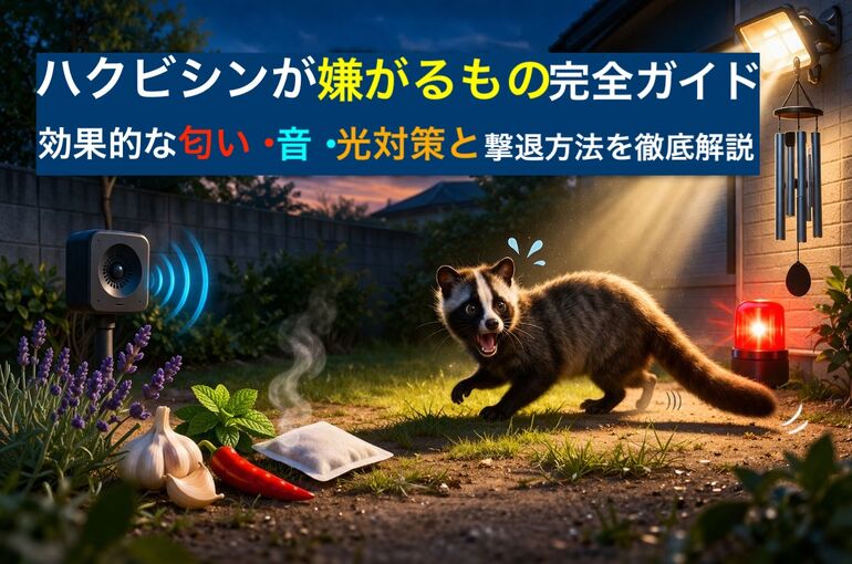 24 ハクビシン 嫌がるもの