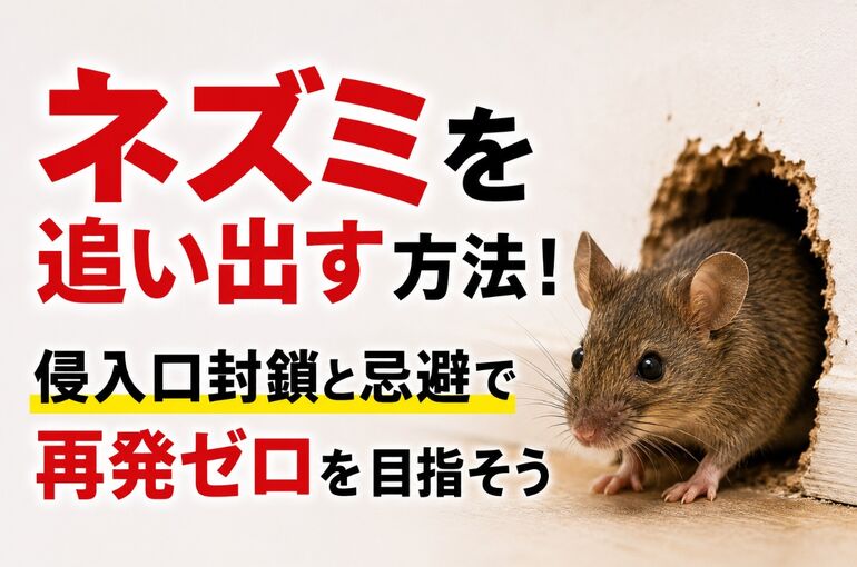 ネズミを追い出す方法