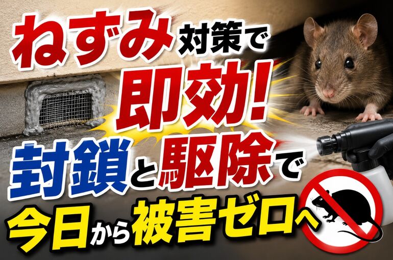ねずみ 対策