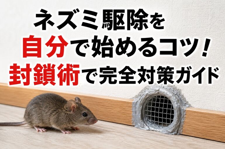 ネズミ 駆除 自分で